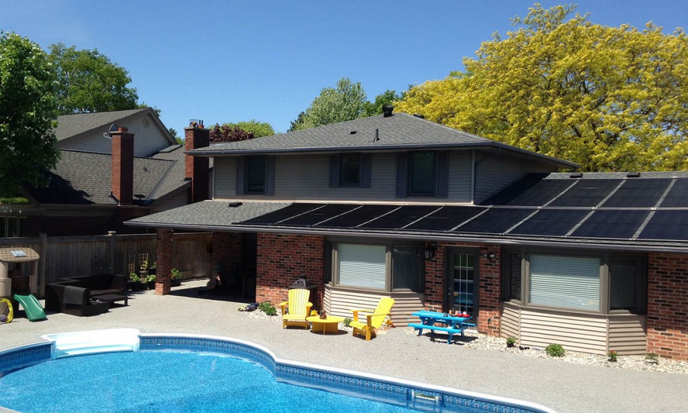 solar pool heating