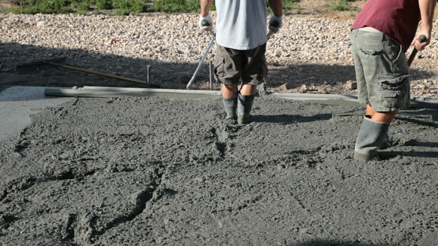 Concrete flooring