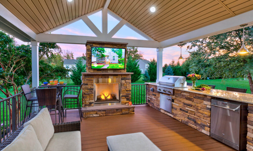 Outdoor Fireplace